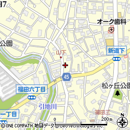 コーポラス・福田周辺の地図