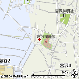 神奈川県横浜市瀬谷区宮沢4丁目14周辺の地図