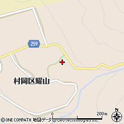 兵庫県美方郡香美町村岡区耀山353周辺の地図