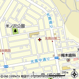 千葉県市原市光風台3丁目125周辺の地図