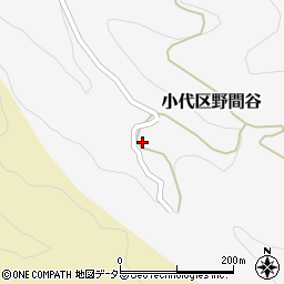 兵庫県美方郡香美町小代区野間谷329周辺の地図