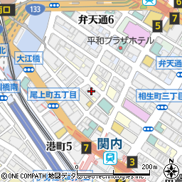 株式会社横浜弁天コンサルティングスクエア周辺の地図