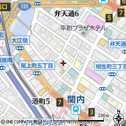 株式会社横浜弁天コンサルティングスクエア周辺の地図