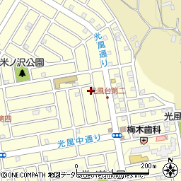千葉県市原市光風台3丁目105周辺の地図