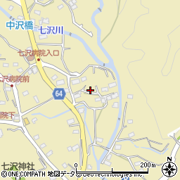神奈川県厚木市七沢1384-2周辺の地図