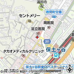 ココカラファイン保土ヶ谷店周辺の地図