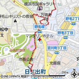 トラストパーク横浜マンダリンホテル駐車場周辺の地図