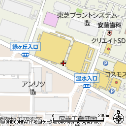 株式会社ロピア厚木店周辺の地図