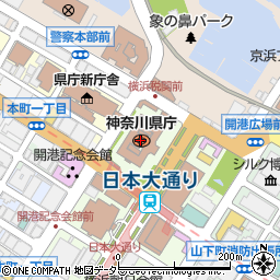 神奈川県周辺の地図