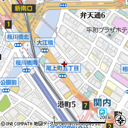 株式会社日本旅行　横浜支店周辺の地図