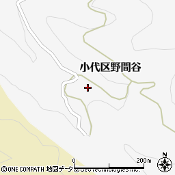 兵庫県美方郡香美町小代区野間谷321周辺の地図
