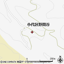 兵庫県美方郡香美町小代区野間谷322周辺の地図