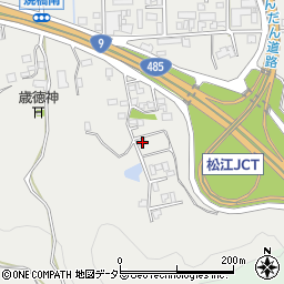 島根県松江市東津田町2296-61周辺の地図