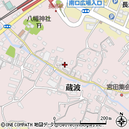 千葉県袖ケ浦市蔵波79周辺の地図