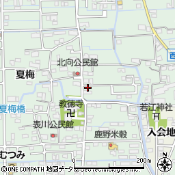 岐阜県岐阜市西改田夏梅146周辺の地図