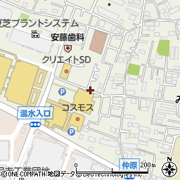 神奈川県厚木市戸室5丁目周辺の地図