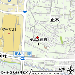 岐阜県岐阜市正木1578周辺の地図
