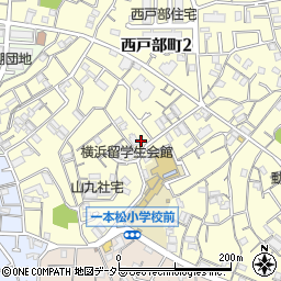 神奈川県横浜市西区西戸部町2丁目204-7周辺の地図