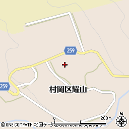 兵庫県美方郡香美町村岡区耀山282周辺の地図