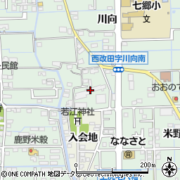 七郷公民館周辺の地図