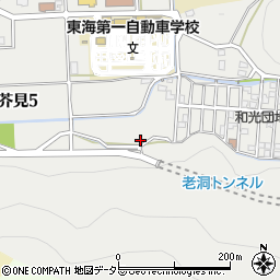 岐阜県岐阜市芥見周辺の地図
