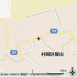 兵庫県美方郡香美町村岡区耀山250周辺の地図