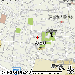神奈川県厚木市戸室3丁目13周辺の地図