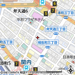 レジディア横濱馬車道周辺の地図