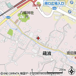 千葉県袖ケ浦市蔵波72周辺の地図