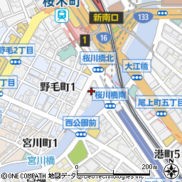 キャップ横浜校周辺の地図