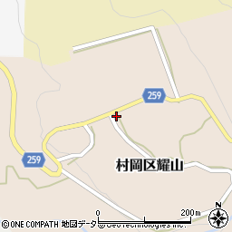 兵庫県美方郡香美町村岡区耀山248周辺の地図