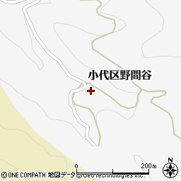 兵庫県美方郡香美町小代区野間谷325周辺の地図