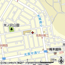 千葉県市原市光風台3丁目166周辺の地図