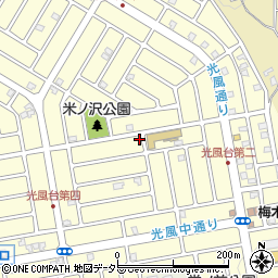千葉県市原市光風台3丁目411周辺の地図