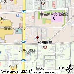 鳥取県倉吉市山根周辺の地図