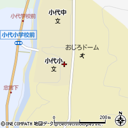 兵庫県美方郡香美町小代区實山78周辺の地図