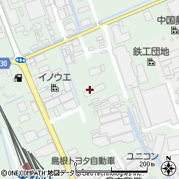 有限会社大成商事　松江支店周辺の地図