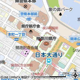 新県庁前周辺の地図