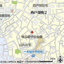 神奈川県横浜市西区西戸部町2丁目205周辺の地図