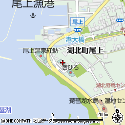 滋賀県長浜市湖北町尾上287周辺の地図