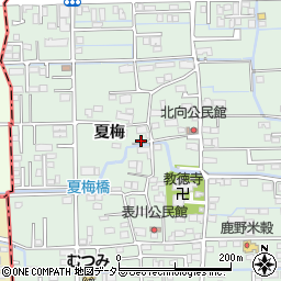 岐阜県岐阜市西改田夏梅115周辺の地図