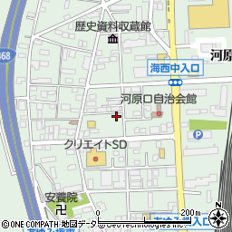神奈川県海老名市河原口2丁目周辺の地図