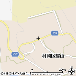 兵庫県美方郡香美町村岡区耀山205周辺の地図