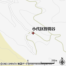 兵庫県美方郡香美町小代区野間谷326周辺の地図