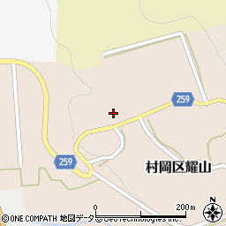 兵庫県美方郡香美町村岡区耀山197周辺の地図