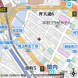 ファイテンショップ関内店周辺の地図