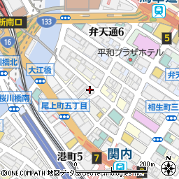 ファイテンショップ関内店周辺の地図