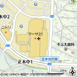 イオンペット　ビューティサロン岐阜マーサ店周辺の地図