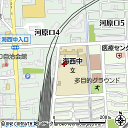 神奈川県海老名市さつき町58周辺の地図