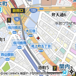 復建調査設計株式会社　横浜事務所周辺の地図